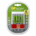 Carregador GP USB c/ 4 pilhas AAA 850 mAh